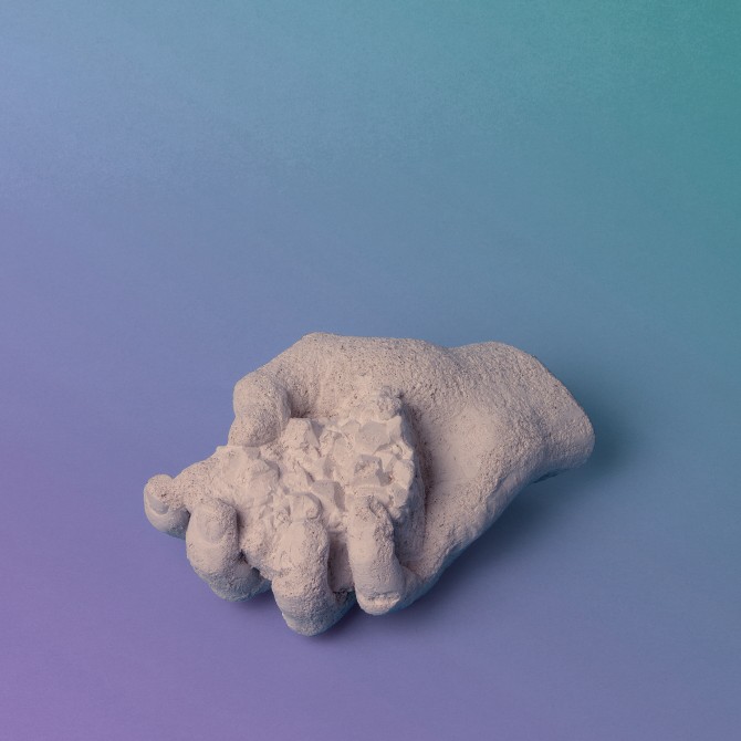 Julien Discrit, Pierres (Améthyste) (série Pierre), 2017