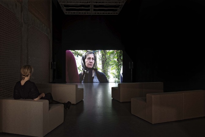 Vue de l’exposition de Sébastien Thiéry (PEROU) au Frac Franche-Comté en 2023.