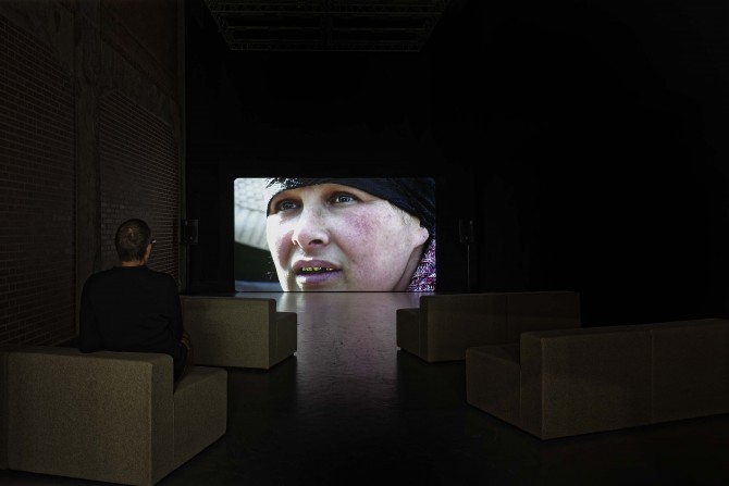 Vue de l’exposition de Sébastien Thiéry (PEROU) au Frac Franche-Comté en 2023.